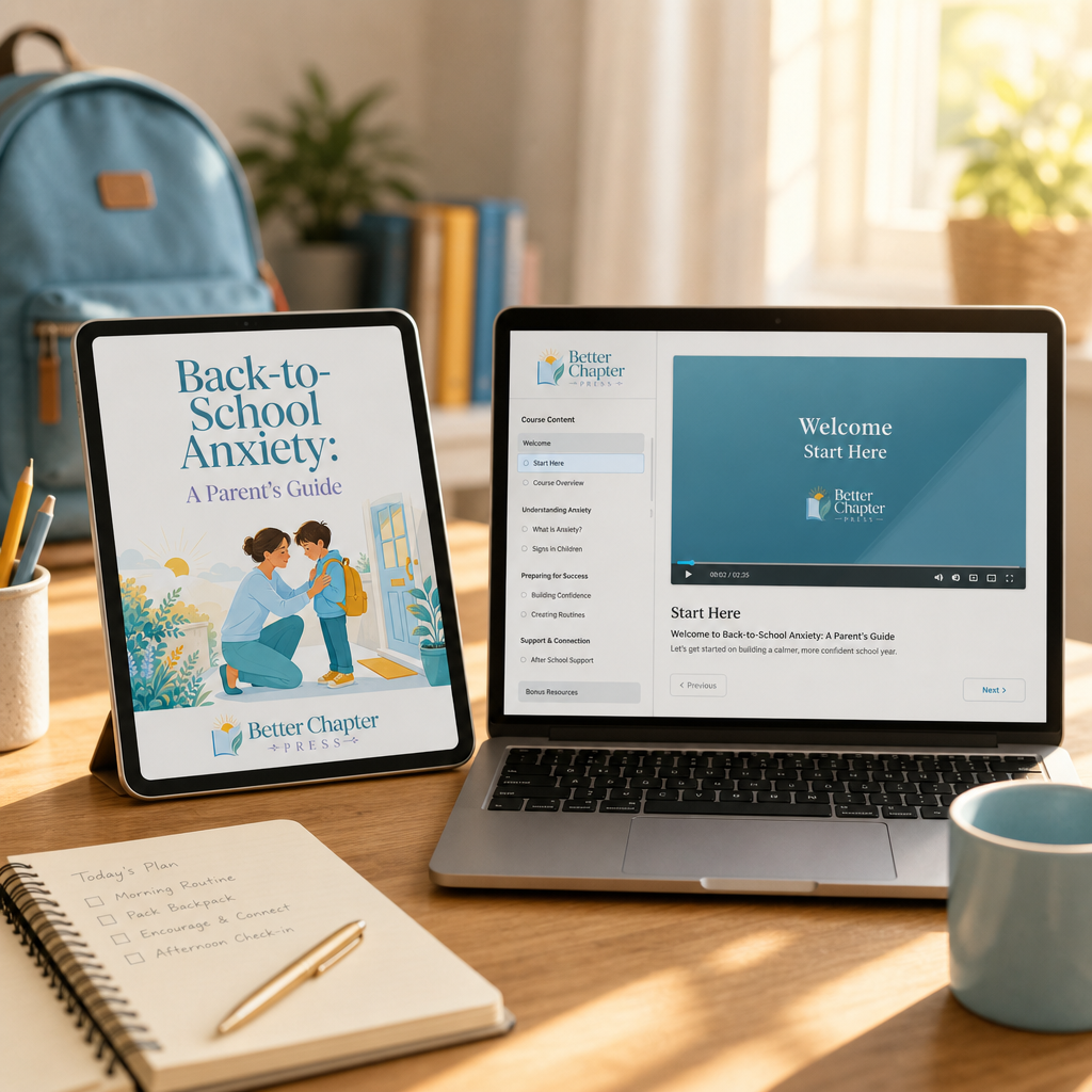 A Parent's Guide To Anxiety:  Video and Worksheets